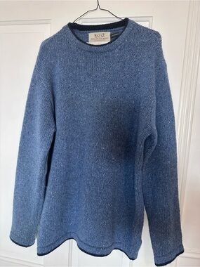 Men’s Donegal Cashmere Crew Neck Sweater - Large